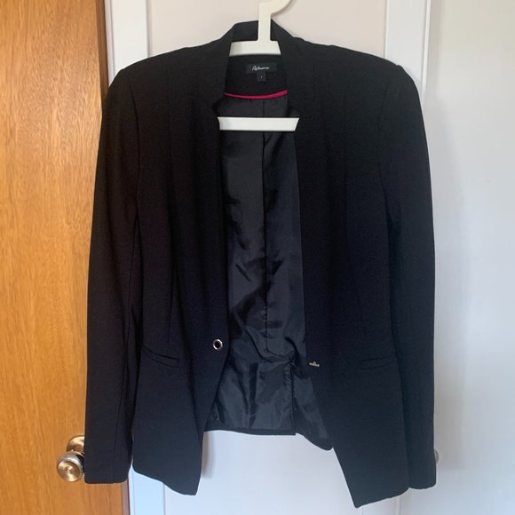 Black long-sleeve blazer - Picture 1 of 5